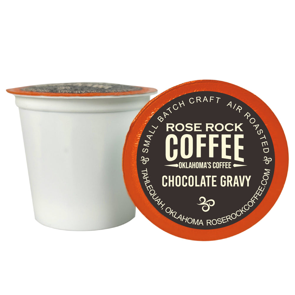 Chocolate Gravy | Single Serve Craft Cups | Dark Roast | 12ct | 24ct | 36ct | 48ct | 72ct | 96ct