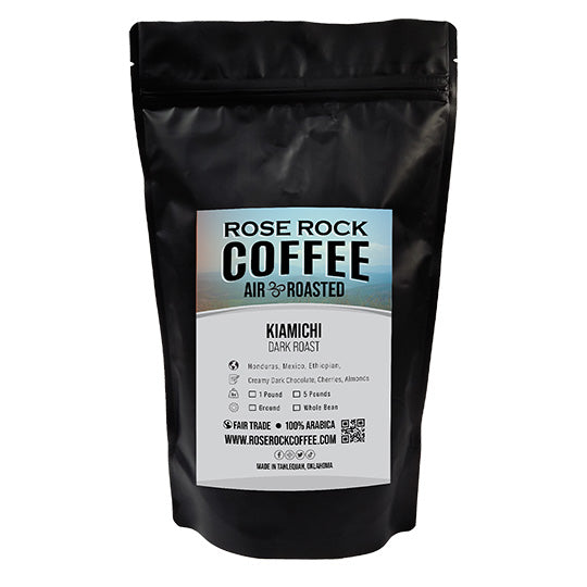 
                  
                    Kiamichi | Whole Bean Coffee | Dark Roast | | Rose Rock Coffee | Air Roasted | 10oz | 12oz | 1lb | 5lb
                  
                