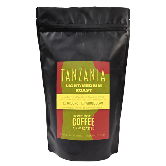 Tanzania | Ground Coffee | Light/Medium Roast | 1lb | 5lb